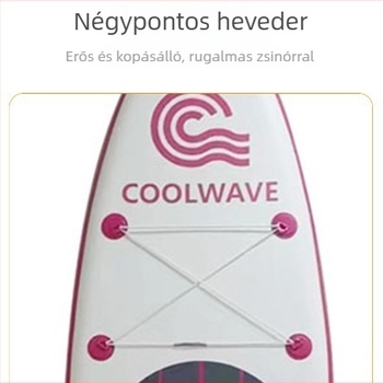 CoolWave álló SUP deszka vízi sportokra, kettős EVA réteg, csúszásmentes felület, felfújható, többfunkciós