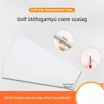 Golfütő markolatcseréhez ragasztópapír – erős tapadás, nem károsítja a nyél, egyszerű beépítés, 13 lap a csomagban
