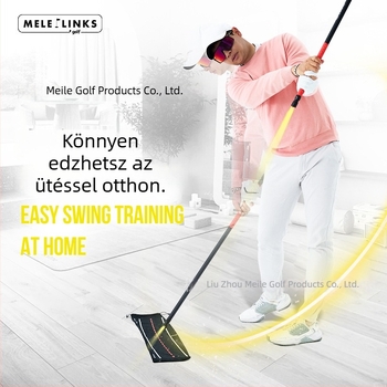 Golfütés pályájának edző és síkbeállító eszköz