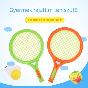 Új gyerekeknek szóló bádminton ütő, mini műanyag ütő gyermekeknek, óvodai játékhoz
