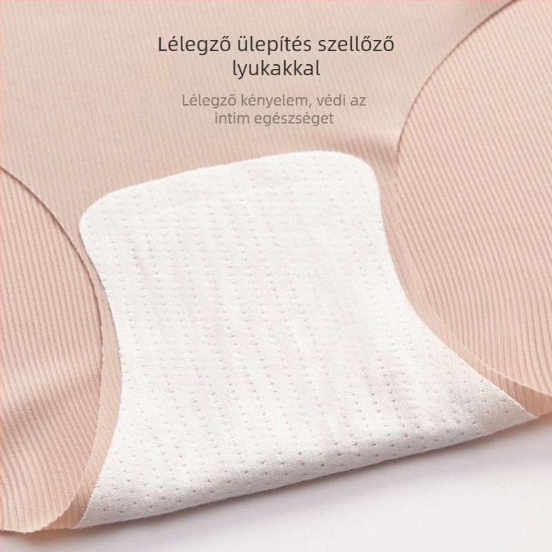 Női magas derekú formázó alsónemű, lélegző és kényelmes, selyemproteín béléses