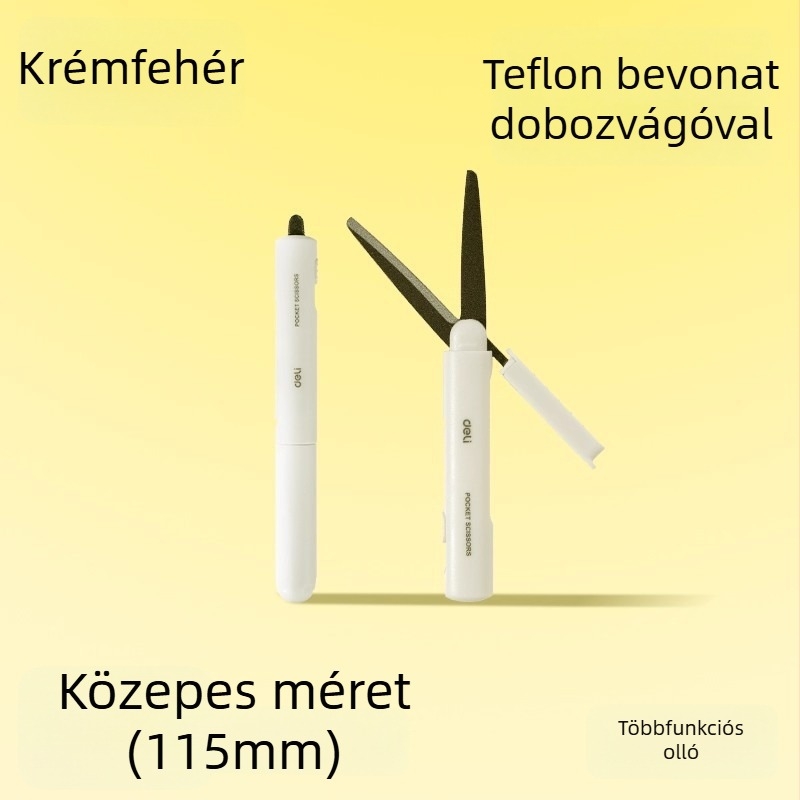 Deli 6097-T kihúzható dobozvágó kés, hordozható, elegáns otthoni használatra