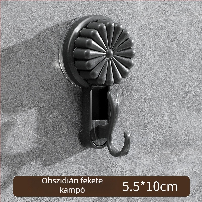 Szívóhorgos fogas – erős tapadás, egyetlen horog a ruhákhoz, táskákhoz és kulcsokhoz, fúrás nélkül, modern minimalist dizájn, 1 kg-ig