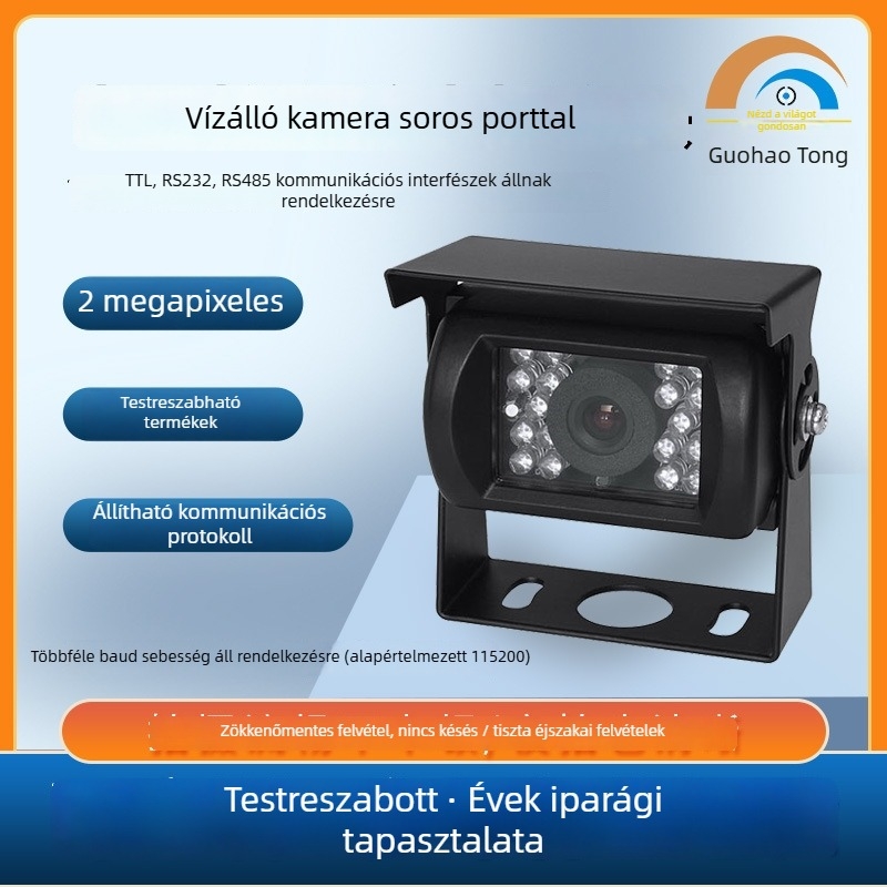 2MP vízálló infravörös kamera mezőgazdasági aratógéphez RS232/RS485/TTL soros interfésszel