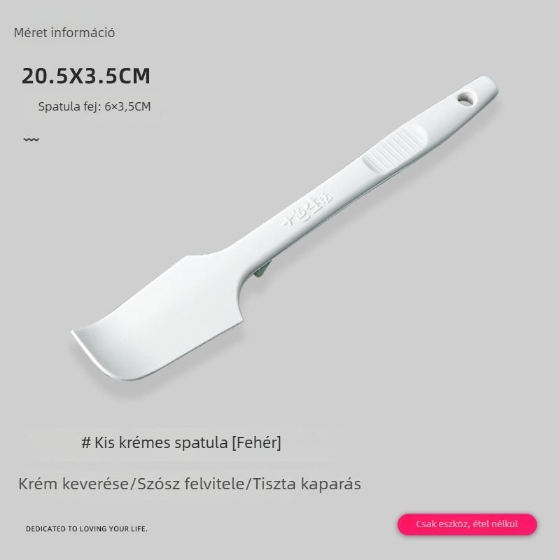 Szilikon sütő spatula krémkeveréshez, többfunkciós konyhai eszköz, mini spatula vajhoz és lekváros üvegekhez