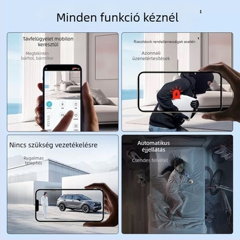 A9 Vezeték nélküli HD okos megfigyelő kamera otthonra, távoli felvétel mobilon keresztül