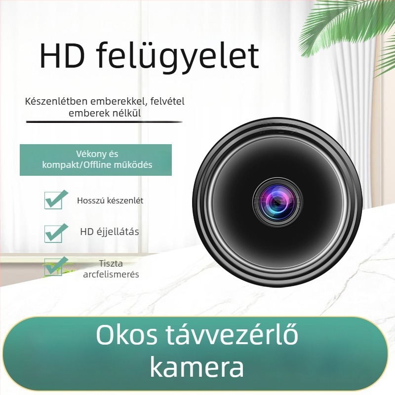 A9 Vezeték nélküli HD okos megfigyelő kamera otthonra, távoli felvétel mobilon keresztül