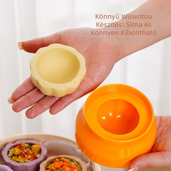 Kreatív rizsgolyó forma DIY-hoz: formázó sushi rizsgolyókhoz és rizspohárhoz – otthoni ebéd eszköz