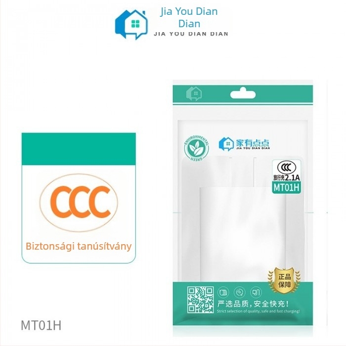 MT01H 5V 2A USB töltőfej Android és Apple Lightning eszközökhöz