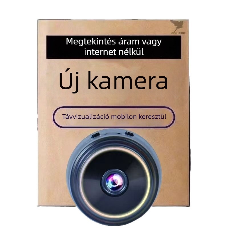 24 órás HD vezeték nélküli kamera beépített akkumulátorral beltéri és kültéri megfigyeléshez, akkumulátoros üzem áramkimaradás esetén