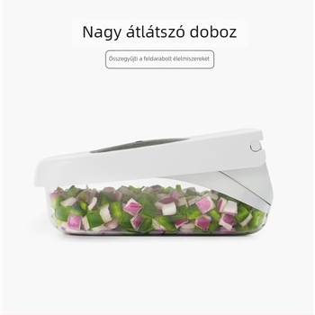 Többfunkciós konyhai reszelő és vágó – hagyma kockára vágása, gyümölcs és zöldség szeletek