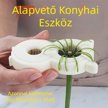 Ultra finom zöldhagyma reszelő – többfunkciós konyhai vágó