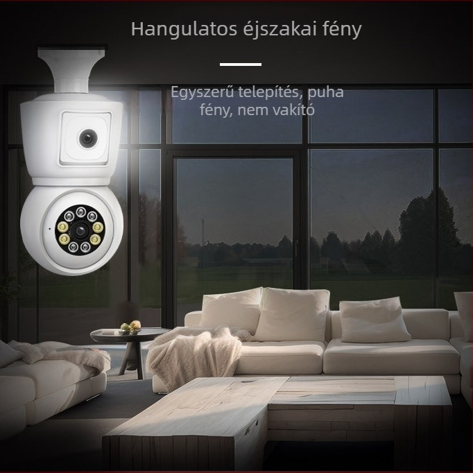izzó-kamera kettős objektívvel, ICSEE, 3 MP, gömbcsukló kapcsolódás