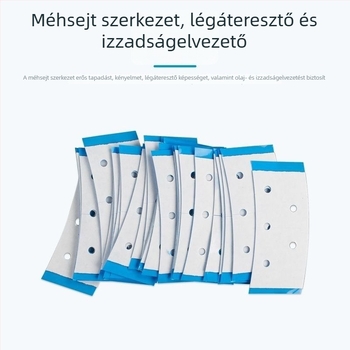 Perforált kék parókafilm lélegző, dupla oldalú ragasztóval és bőrhatású hajrész-szalaggal, láthatatlan, izzadás elleni.