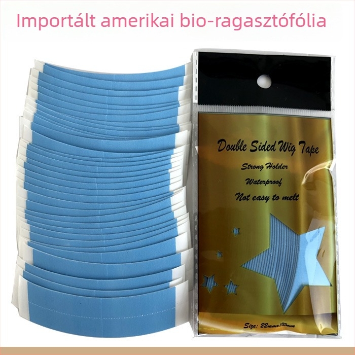 Biokompatibilis kettős oldalú paruka ragasztófilm – vízálló, izzadástűrő, erős tapadás, láthatatlan tapasz hajbeépítéshez