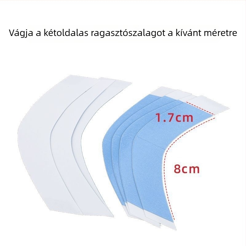 Paróka ragasztófilm, kétoldalas ragasztó, biofehérje ragasztó, vízálló és izzadságálló, bőrbarát paróka patch