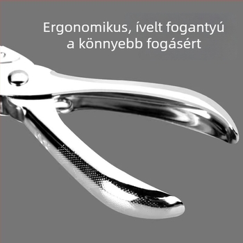 Deli 0114 Kézi lyukasztó papírhoz és kártyákhoz, egy kör alakú lyuk, oldalak összekapcsolására