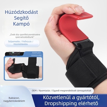 Csukló-támasz húzódzkodásokhoz, segítő kampó a rúdhoz, nyújtó kampó otthoni használatra