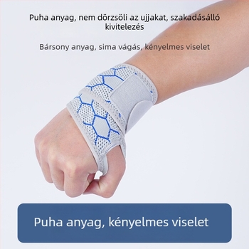 Vékony körkörös csuklótartó sporthoz — kültéri futáshoz, fitnesshez és súlyemeléshez, csuklókompressziós támogatás