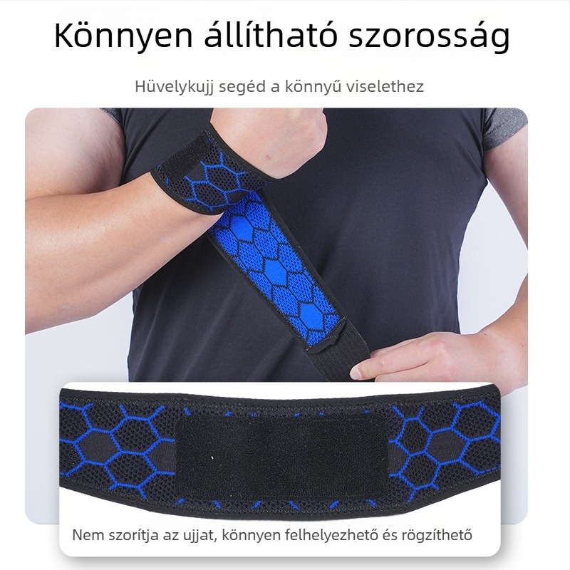 Vékony körkörös csuklótartó sporthoz — kültéri futáshoz, fitnesshez és súlyemeléshez, csuklókompressziós támogatás