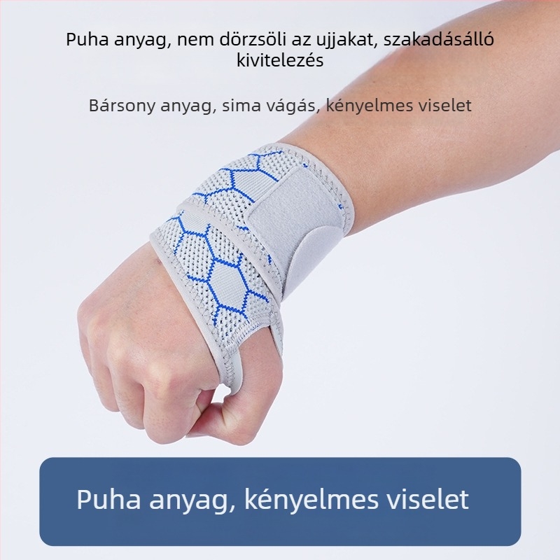 Vékony körkörös csuklótartó sporthoz — kültéri futáshoz, fitnesshez és súlyemeléshez, csuklókompressziós támogatás