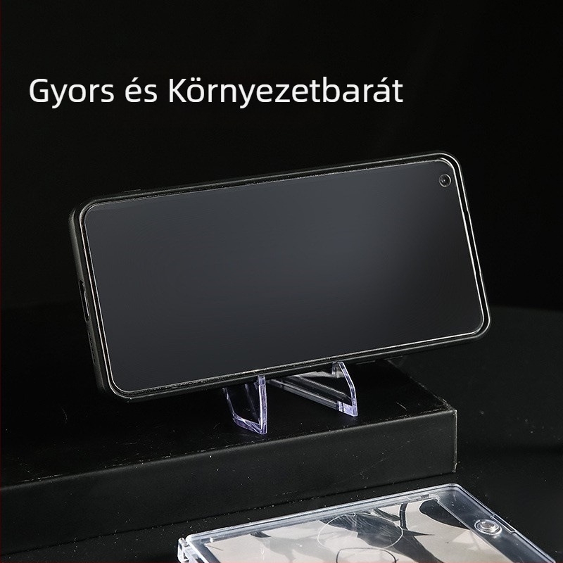 Telefonállvány és kiállító állvány gyűjtemény figurákhoz, dekoratív tartó kis tárgyakhoz, 3D otthoni dekor