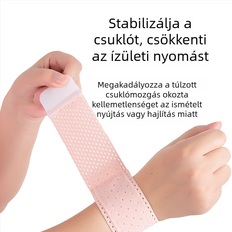 Uniszex lélegző, könnyű kompressziós csuklótámasz, ficam elleni védelem, fitneszhez