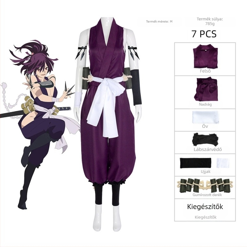 Yixuan Anime cosplay kosztüm nőknek, poliészter, jelmez játékhoz és anime szerepjátékhoz