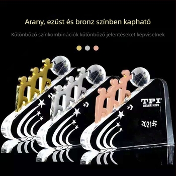 Jubo kristályserleg logó gravírozással és ingyenes tervezéssel