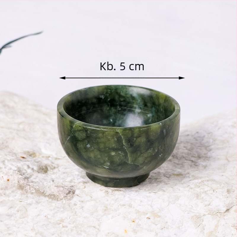 Természetes kristály Xiuyu teáscsésze és Nanyu jade, kis teáscsésze, Kung Fu tea, asztali dekoráció