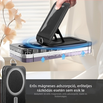 Cross-border MagSafe mágneses munkakártya- és azonosító kártyatartó, két az egyben