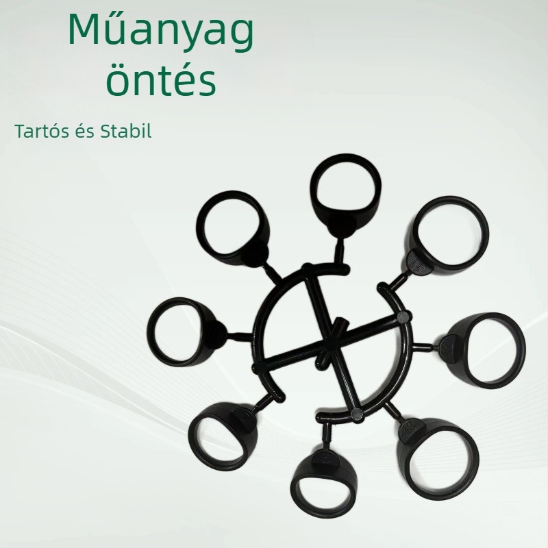 Gyűrűméret mérő sablon 6–13 közötti mérethez, hordozható gyűrű kiegészítő