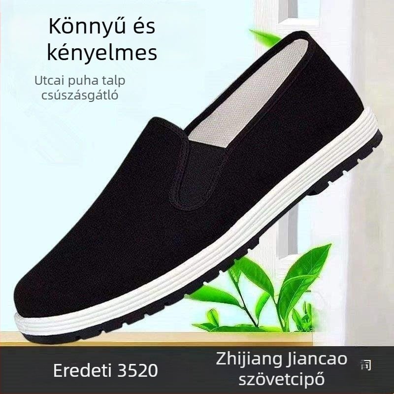 Old Beijing vászoncipők – mindennapi könnyű, csúszásmentes, kopásálló puha talppal, négy évszakos viselet