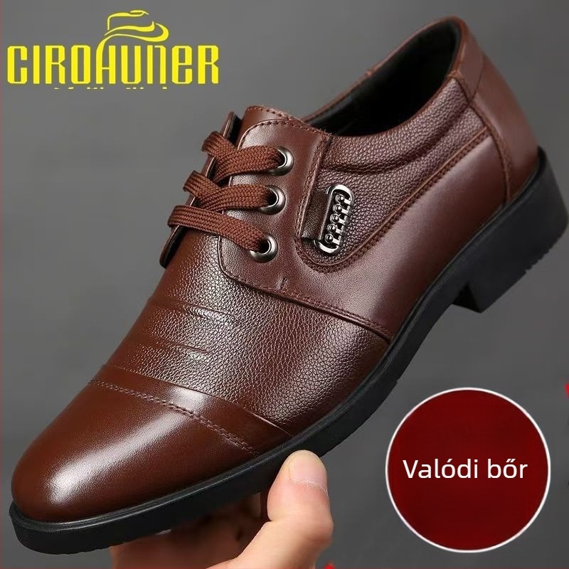 Xilu Hunter 2025 Férfi Slip-On Cipő – Üzleti-Kazual Stílus, Bőrből, Kényelmes és Légáteresztő