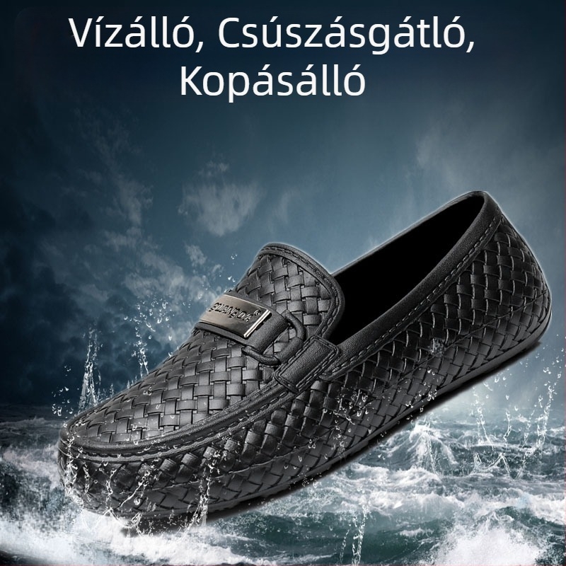 Tavasz–őszi vízálló férfi esőcsizmák, alacsony szárú, mindennapi divat