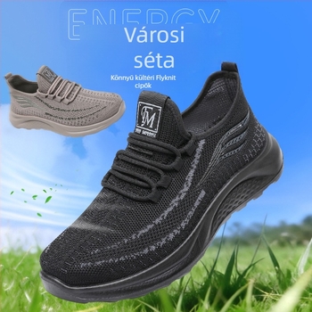 Férfi Coconut cipő, 2026 tavasz, Fly-knit légáteresztő hálóval, könnyű, mindennapi sportcipő puha talppal