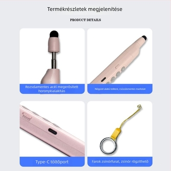 Teleszkópos mutató toll Seewo interaktív táblához – tanár, többfunkciós lézer stylus, mindent egyben