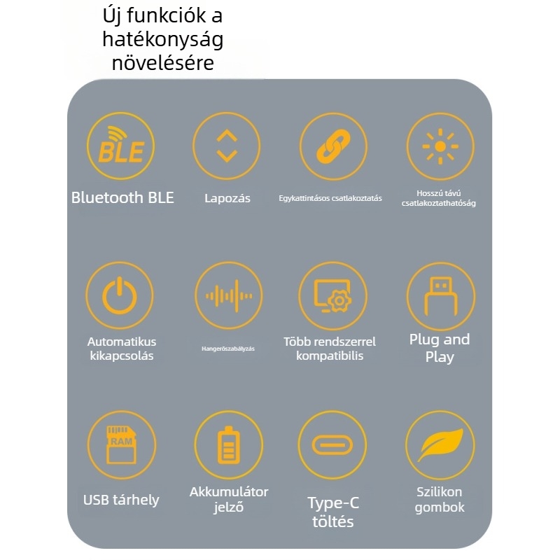 Oldalfordító toll vevő, kompatibilis oldalfordító tollakkal és lézerpointerekkel