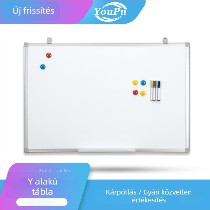 Egyedi mágneses falra szerelhető fehér tábla oktatásra és képzésre, konferenciákhoz íráshoz, otthoni használatra, kis méretű tábla