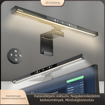 Klip LED monitorfény érintéses vezérléssel, szemkímélő lámpa laptophoz, állítható fényerő, USB tápegység
