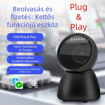 Datamax USB-kábeles vonalkódolvasó QR-kóddal, hordozható eszköz