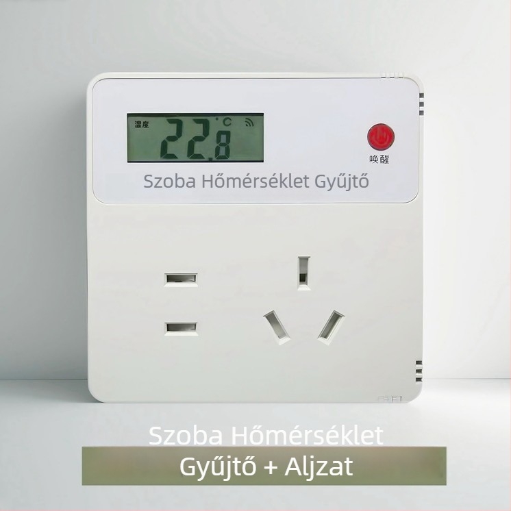Vezeték nélküli belső hőmérséklet- és páratartalom-szenzor intelligens aljzattal