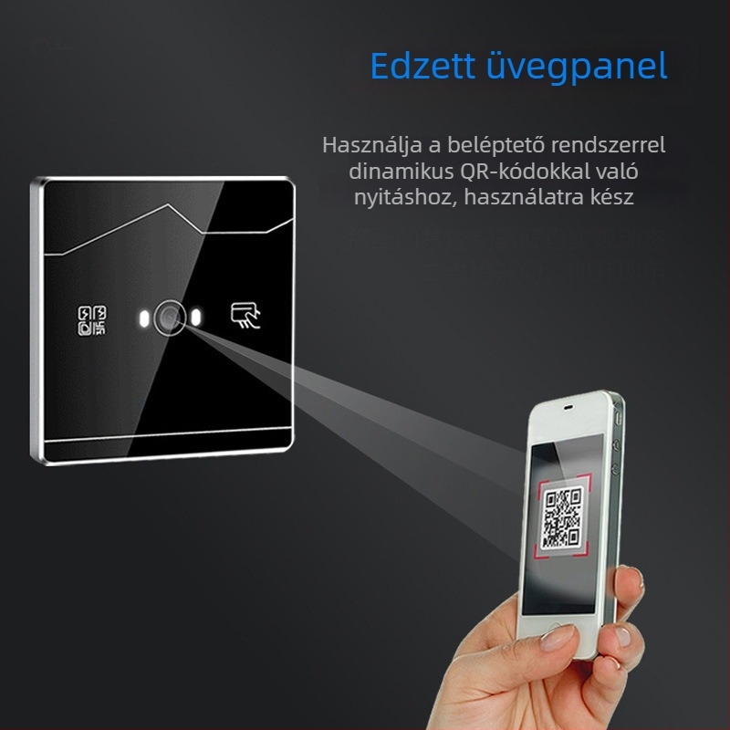 QR-kód felismerésű ID-hozzaférés-ellenőrző kártyaolvasó, Wiegand RS485 kimenet, IC-kártya-kompatibilis, kézi szkenner