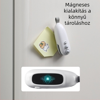 FaSoLa Hordozható, Újratölthető Vákuumos Záró Készülék Snackzacskókhoz, Mini, Kézi Nyomás