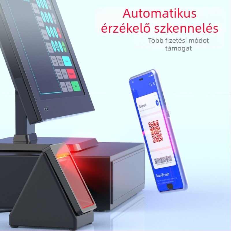 USB 2D vonalkódolvasó POS-hoz a szupermarketben