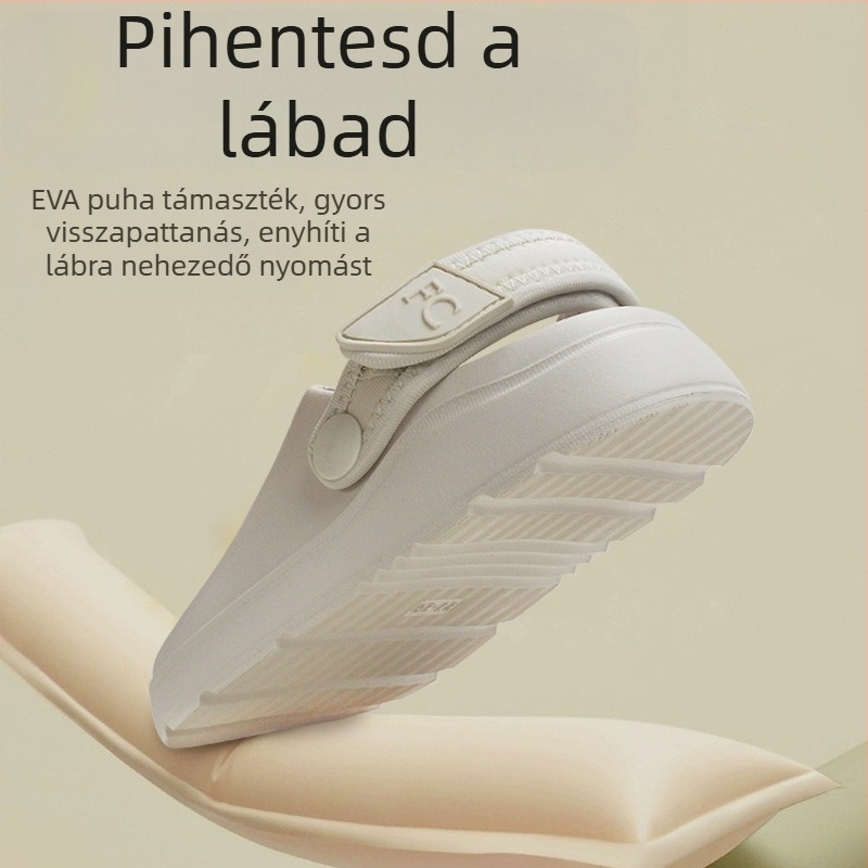 Nyári gyerekeknek szánt beltéri szandálok, uniszex, puha EVA talppal, csúszásmentes, lélegző