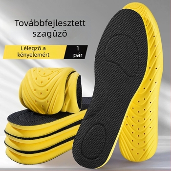 Antibakteriális, dezodorizáló talpbetét, nedvszívó és lélegző, magas rugalmasság, ütéscsillapító, mindennapi sportokra, vékony PU, uniszex