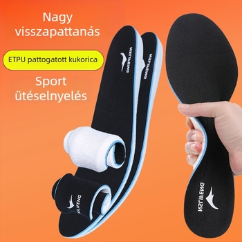 ETPU Popcorn talpabetét, puha talp hosszú állásnál, fájdalomcsillapítás, uniszex, nedvességelvezető és szagmentes, sportos ütéscsillapítás, szuperkritikus hab