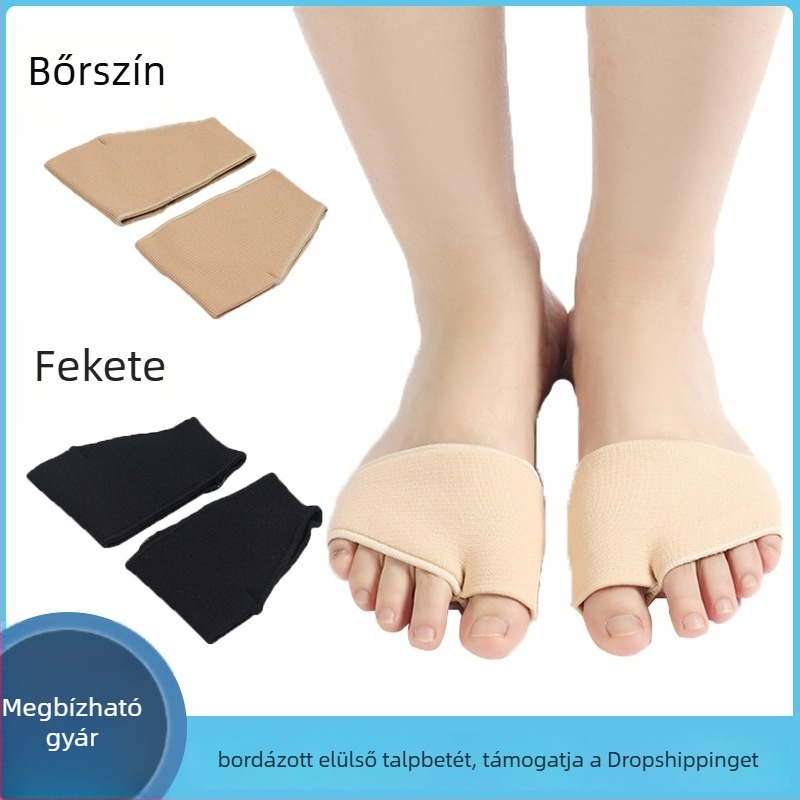 Szilikon előtalp párnák és talptámasz magas sarkú cipőkhöz, ütéscsillapító félméretű talpbetét, puha és kényelmes