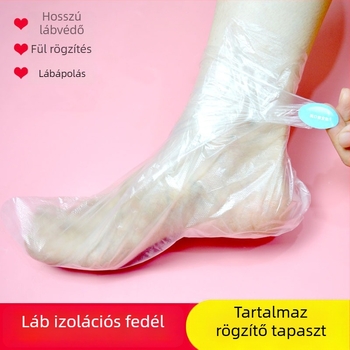 Egyszer használatos vízálló láb- és kézmaszk készlet cipővédőkkel